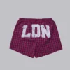 Rode geruite LDN-boxershort