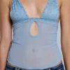 Roxxi kanten mesh-cami-top