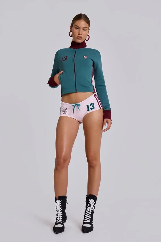 Roze No.13 voetbal-minishort