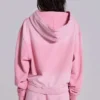 Roze sportieve baggy Monster Hoodie