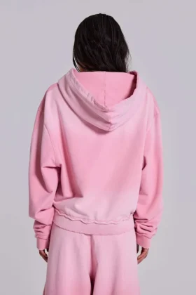 Roze sportieve baggy Monster Hoodie