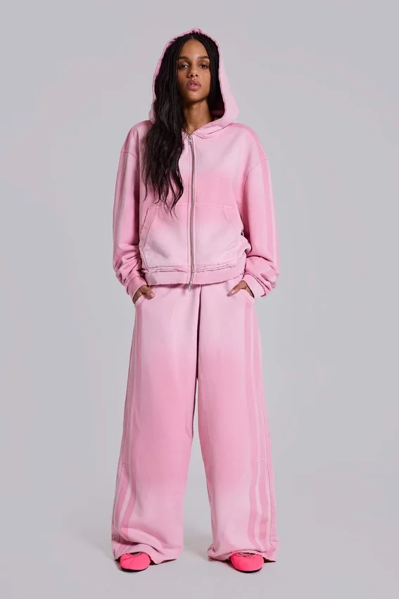 Roze sportieve baggy Monster Joggers