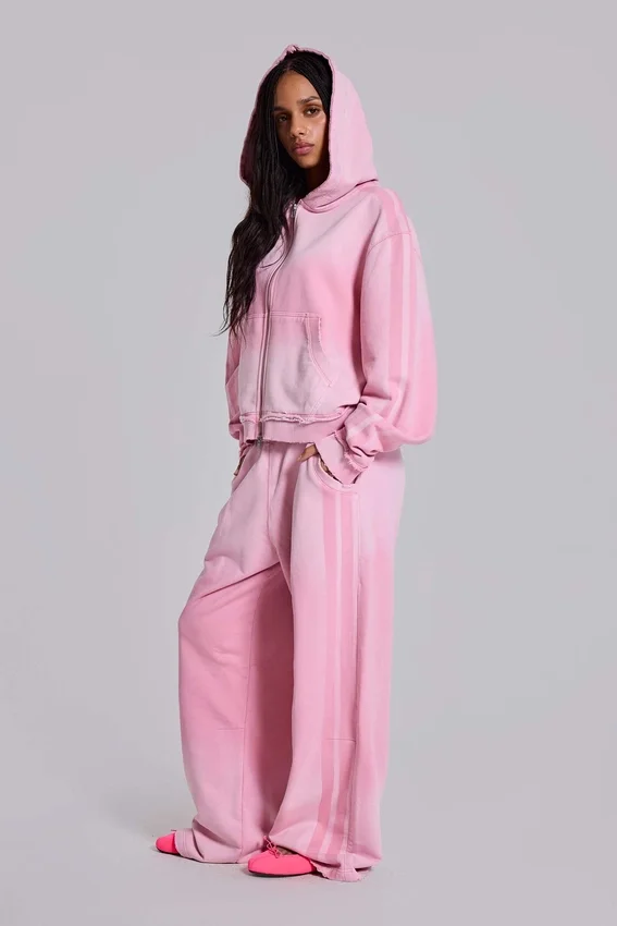 Roze sportieve baggy Monster Joggers
