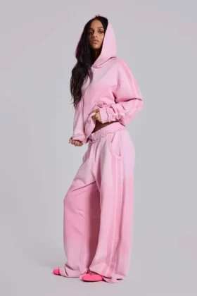 Roze sportieve baggy Monster Joggers