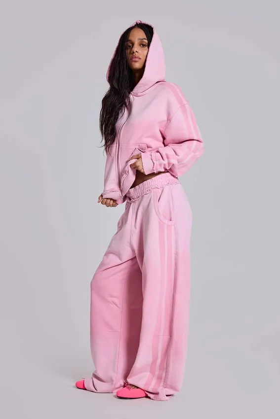 Roze sportieve baggy Monster Joggers