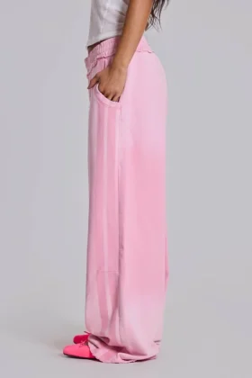 Roze sportieve baggy Monster Joggers