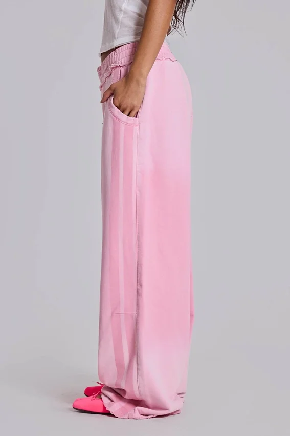 Roze sportieve baggy Monster Joggers