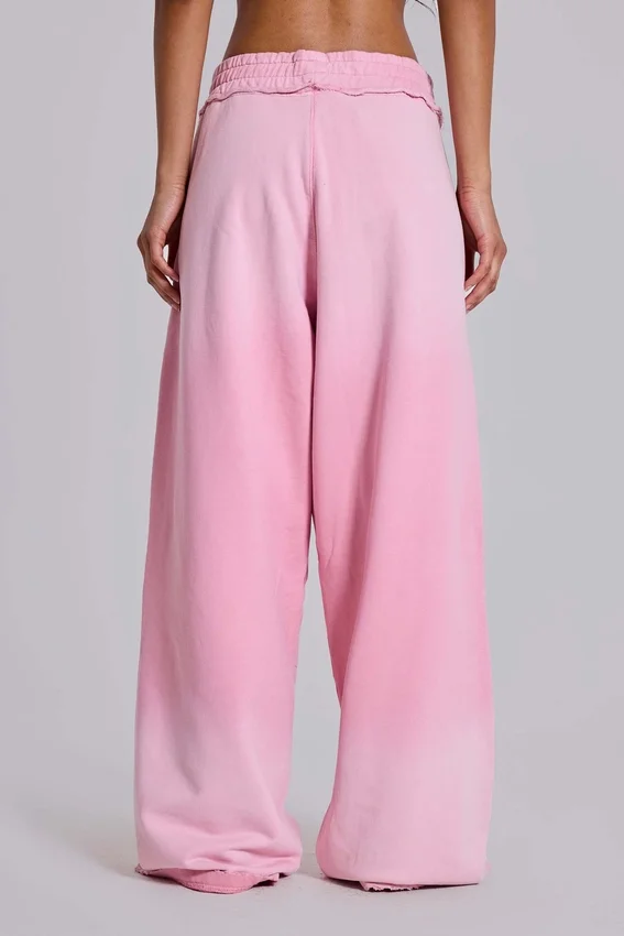 Roze sportieve baggy Monster Joggers