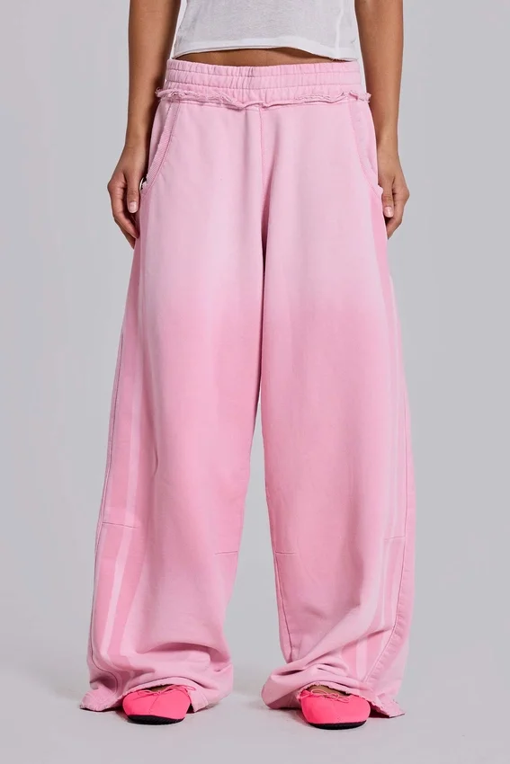 Roze sportieve baggy Monster Joggers