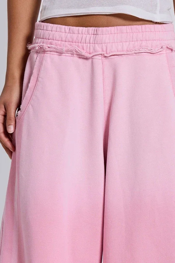 Roze sportieve baggy Monster Joggers