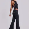 Rugloze top met bandjes