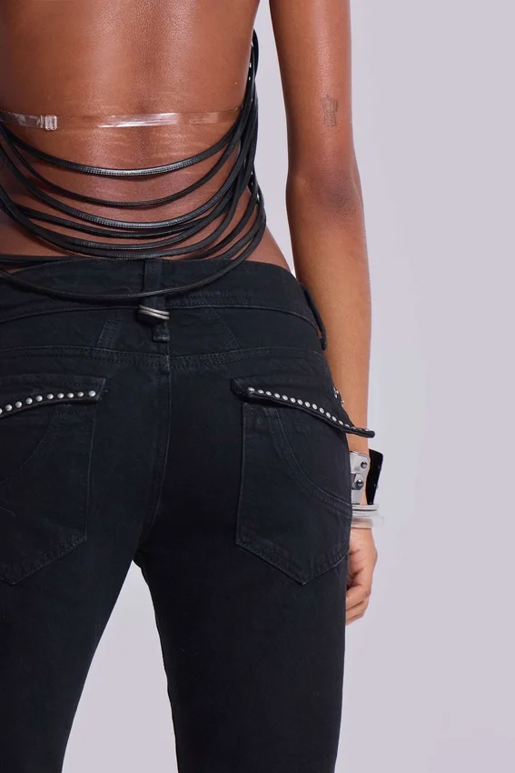 Rugloze top met bandjes