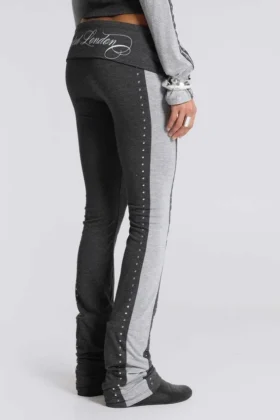 Rynna sportieve bootcut-broek met omgeslagen zoom