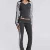 Rynna sportieve bootcut-broek met omgeslagen zoom