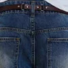 Saddle Skinny bruine leren riem