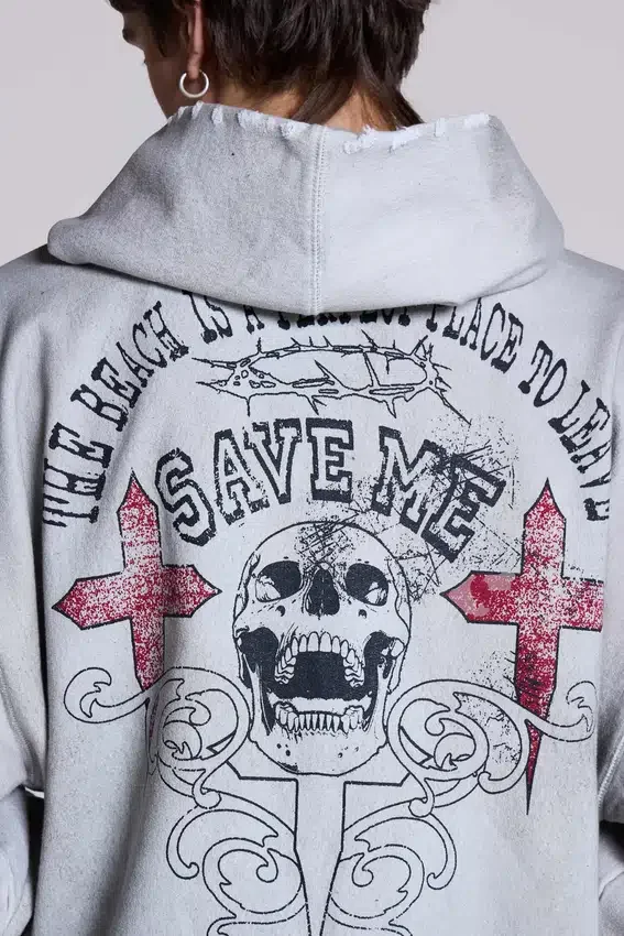 Save Me oversized hoodie