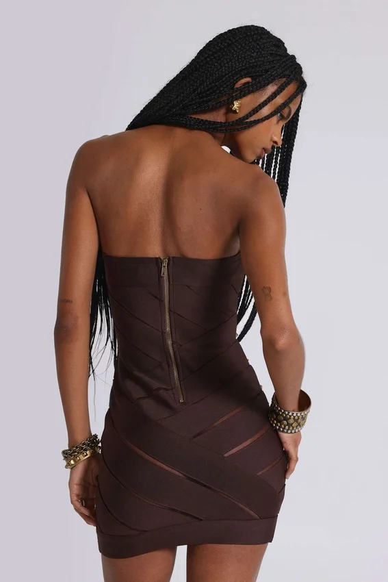 Serena bandagejurk met studs