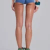 Sever mini-short met omgeslagen zoom