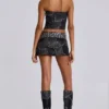 Shadow korset-top met studs