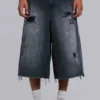 Skate-shorts in verweerde carpenterstijl