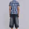 Skate-shorts in verweerde carpenterstijl
