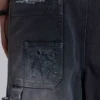 Skate-shorts in verweerde carpenterstijl