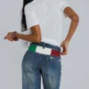 Slub wit T-shirt