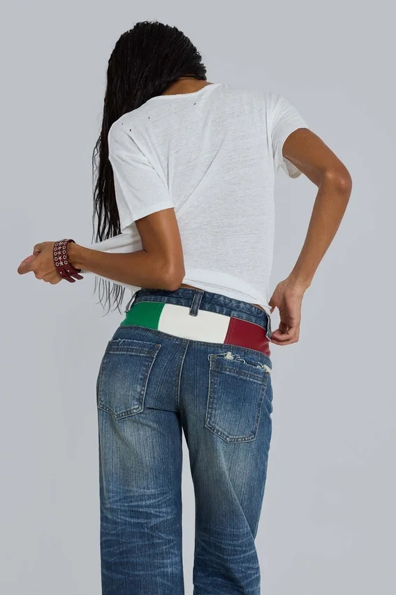 Slub wit T-shirt