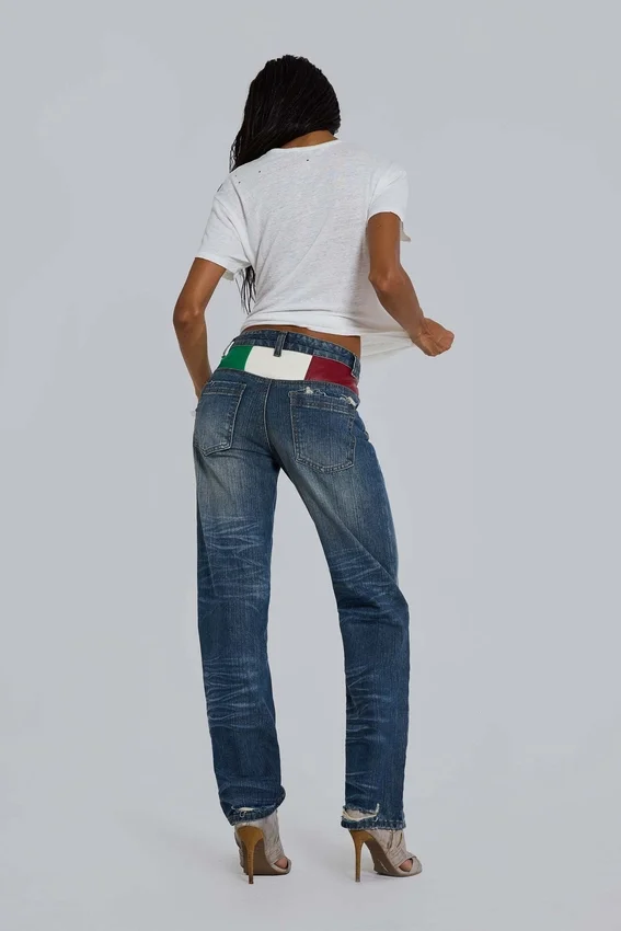 Slub wit T-shirt