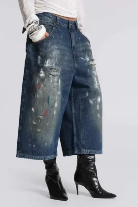 Splatter Crop XL-timmermansjeans