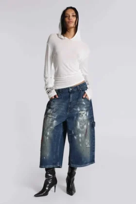 Splatter Crop XL-timmermansjeans