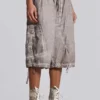 Stone Oil Wash parachute-short
