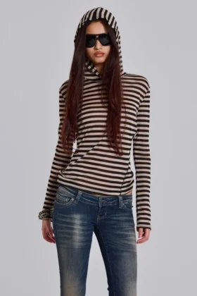 Stripe Mist-hoodie