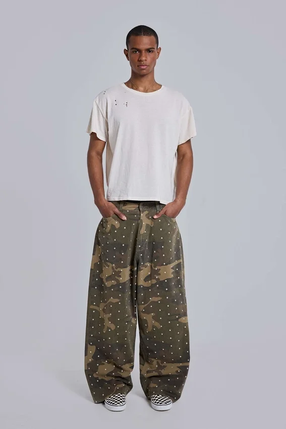 Wit Moth cropped T-shirt
