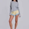 Sugar satijnen kanten minishorts