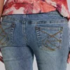 Tatiana rugloze top met strass
