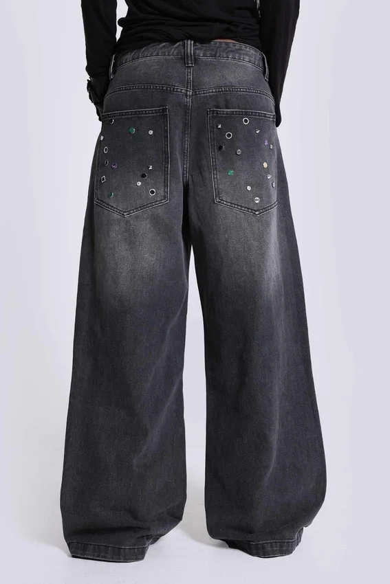 Trixa Colossus Jeans met juweelstuds