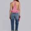 Cooper versierde cropped Jeans