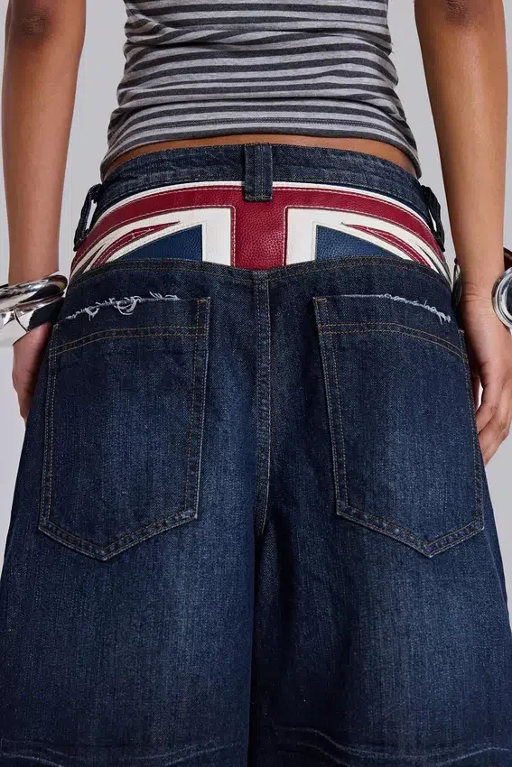 Union Jack Indigo Colossus-jorts