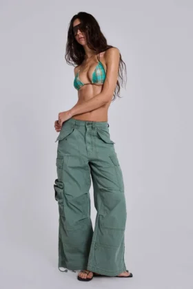 Utility Khaki cargobroek