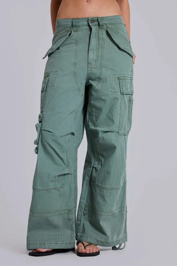 Utility Khaki cargobroek