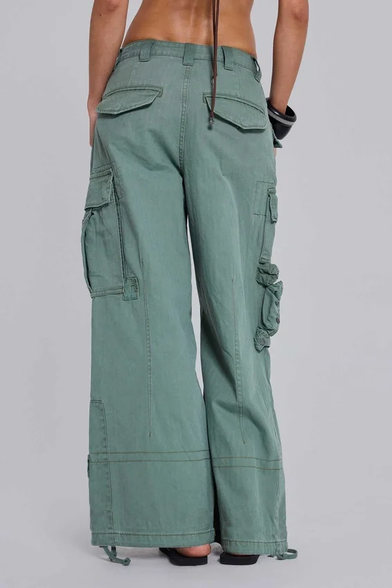 Utility Khaki cargobroek