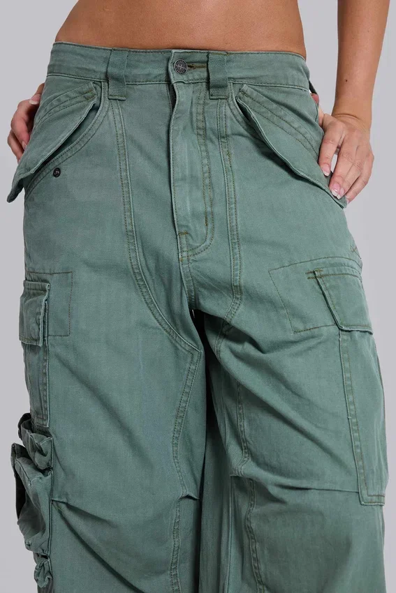 Utility Khaki cargobroek
