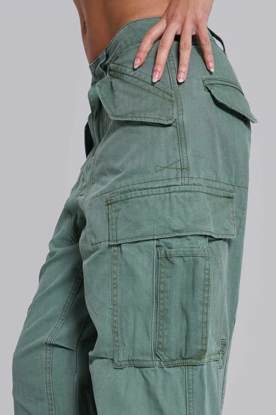 Utility Khaki cargobroek