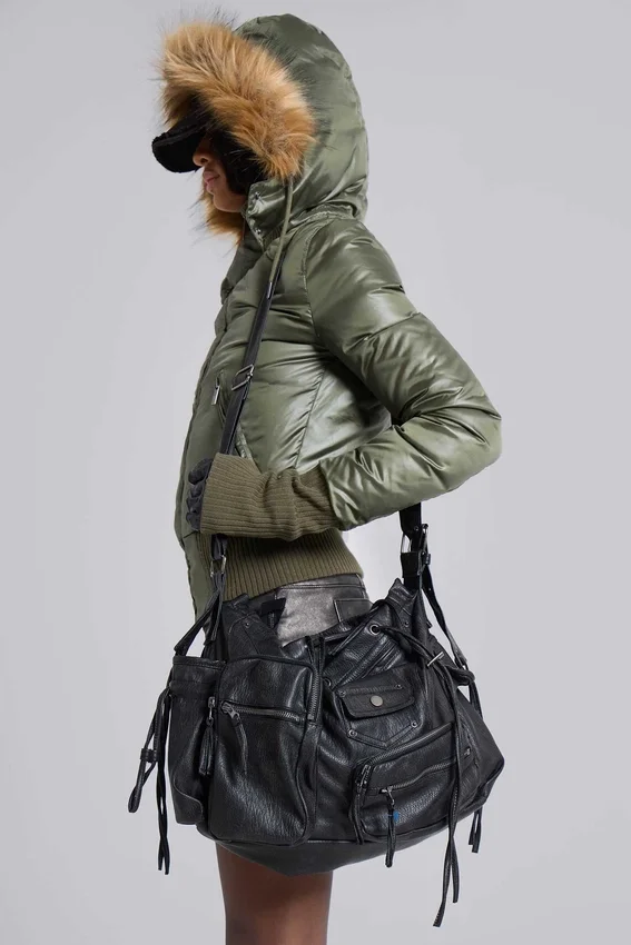 Utility-tas van imitatieleer