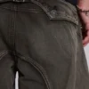 Verbleekte kaki Trooper-cargobroek