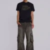 Verbleekte kaki Trooper-cargobroek