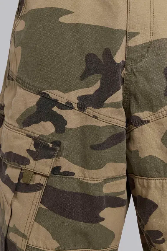 Verbleichte camouflage Cadet-Short
