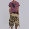Verbleichte camouflage Cadet-Short