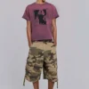 Verbleichte camouflage Cadet-Short
